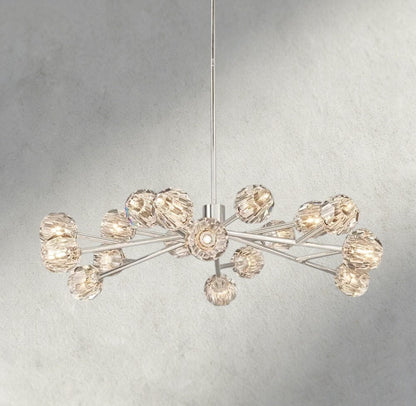 Beula De Cristal Round Chandelier 24", 36", 48", 60", 72" - GILDLAMPS