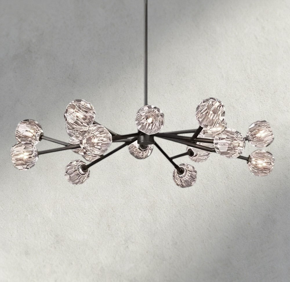 Beula De Cristal Round Chandelier 24", 36", 48", 60", 72" - GILDLAMPS