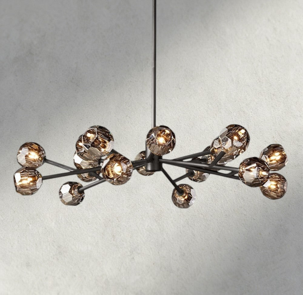 Beula De Cristal Round Chandelier 24", 36", 48", 60", 72" - GILDLAMPS