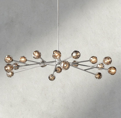 Beula De Cristal Round Chandelier 24", 36", 48", 60", 72" - GILDLAMPS