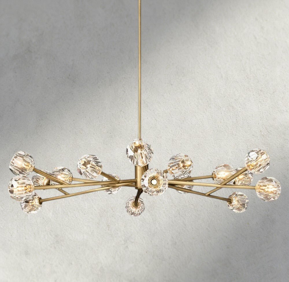 Beula De Cristal Round Chandelier 24", 36", 48", 60", 72" - GILDLAMPS