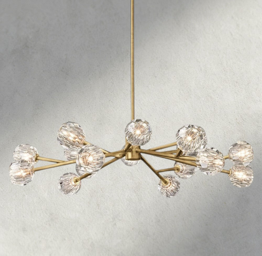 Beula De Cristal Round Chandelier 24", 36", 48", 60", 72" - GILDLAMPS