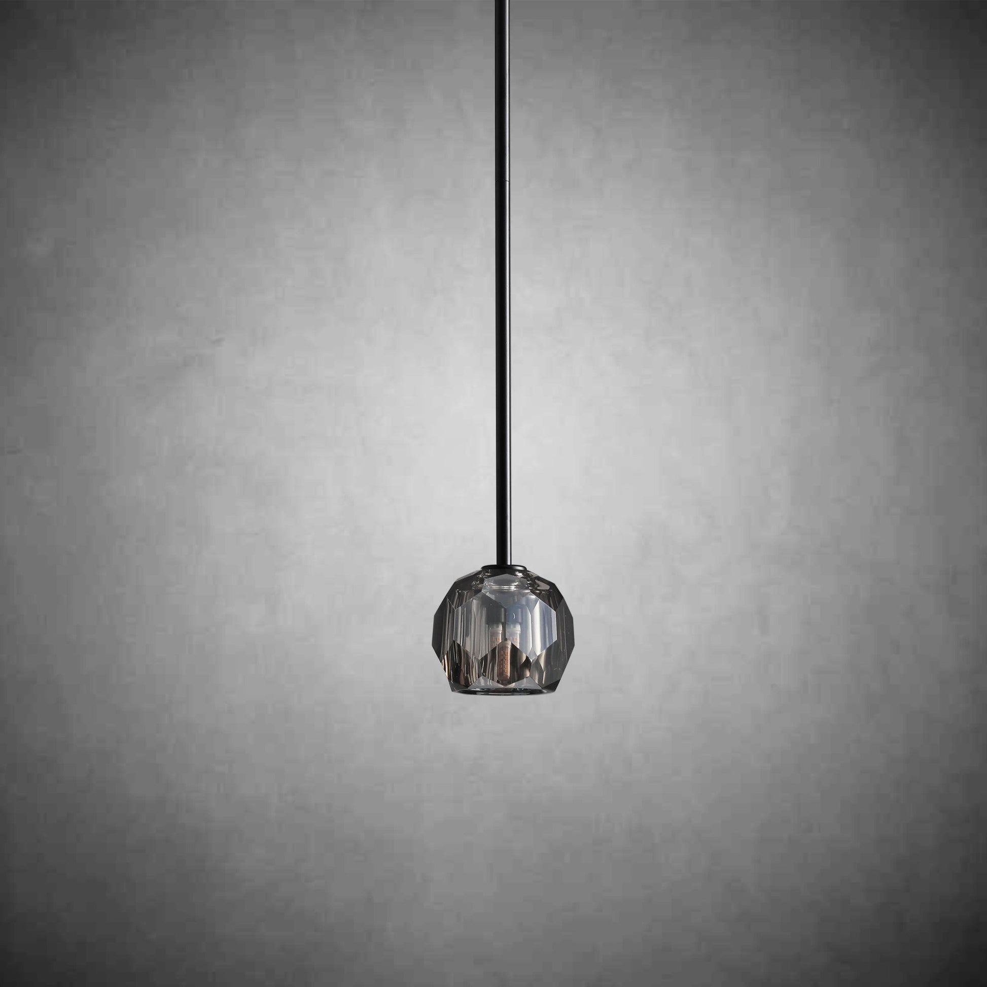 Bille De Crystal Glass Cord Pendant 5''D - GILDLAMPS
