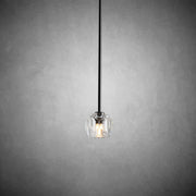 Bille De Crystal Glass Cord Pendant 5''D - GILDLAMPS