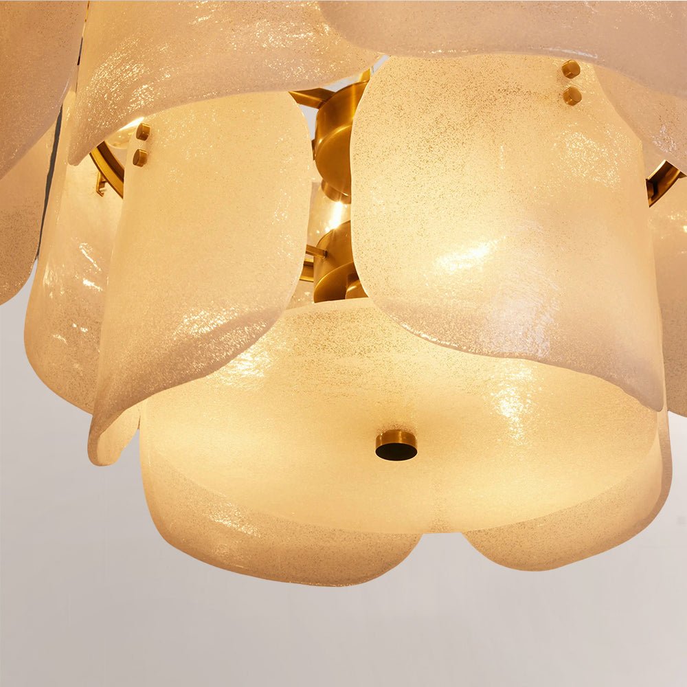 Blaire Tiered Blown Glass Chandelier - GILDLAMPS