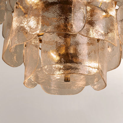 Blaire Tiered Blown Glass Chandelier - GILDLAMPS