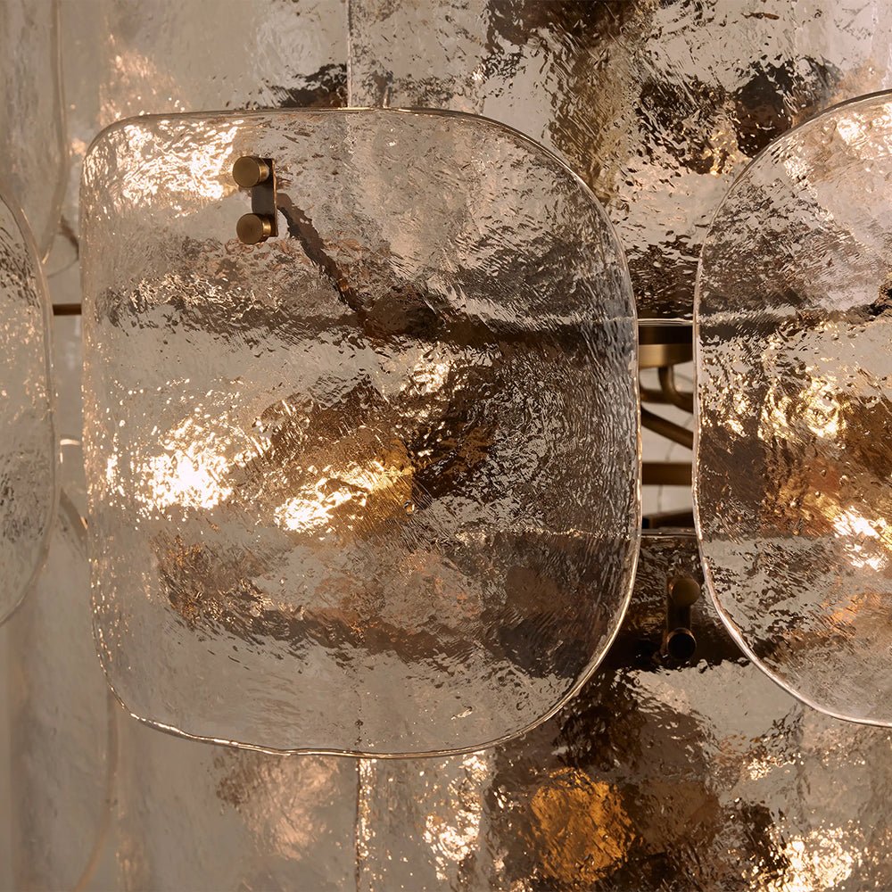 Blaire Tiered Blown Glass Chandelier - GILDLAMPS