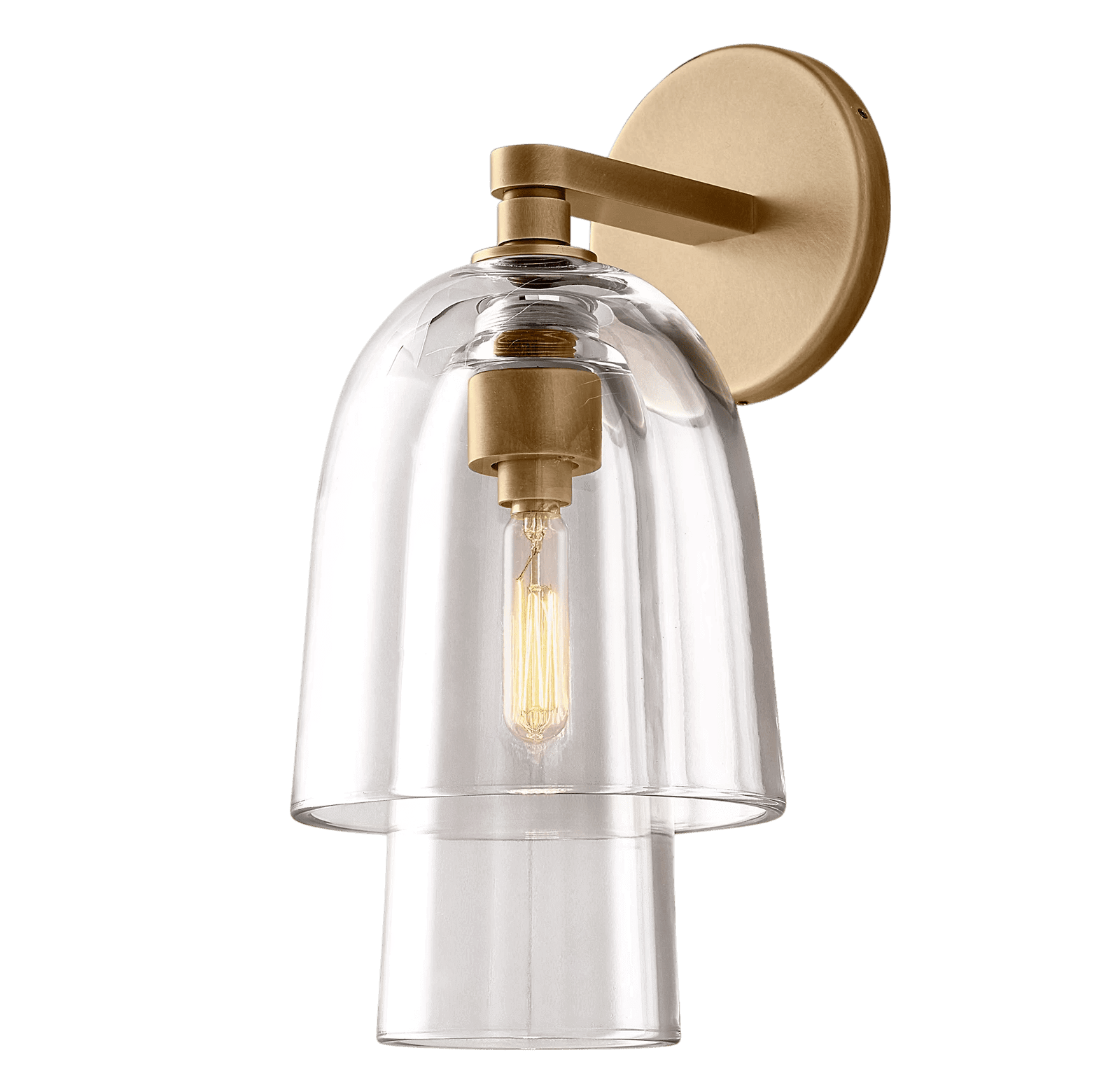 Blom Glass Flute Sconce - GILDLAMPS