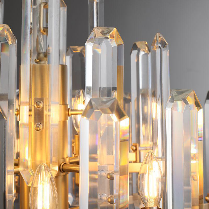 Bonington Crystal Round Chandelier 24"36''48'' - GILDLAMPS