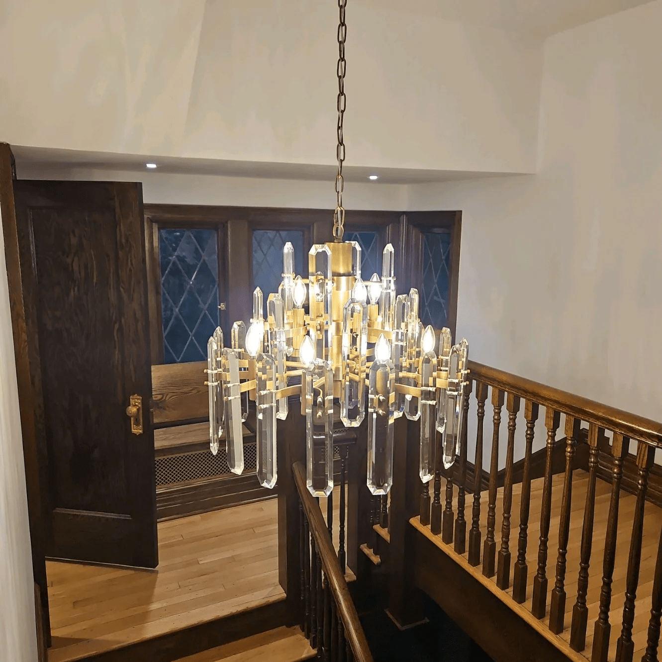 Bonington Crystal Round Chandelier 24"36''48'' - GILDLAMPS