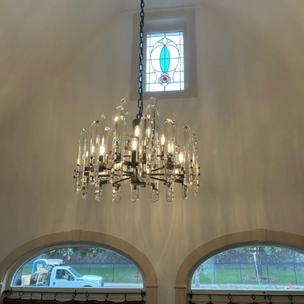 Bonington Crystal Round Chandelier 24"36''48'' - GILDLAMPS