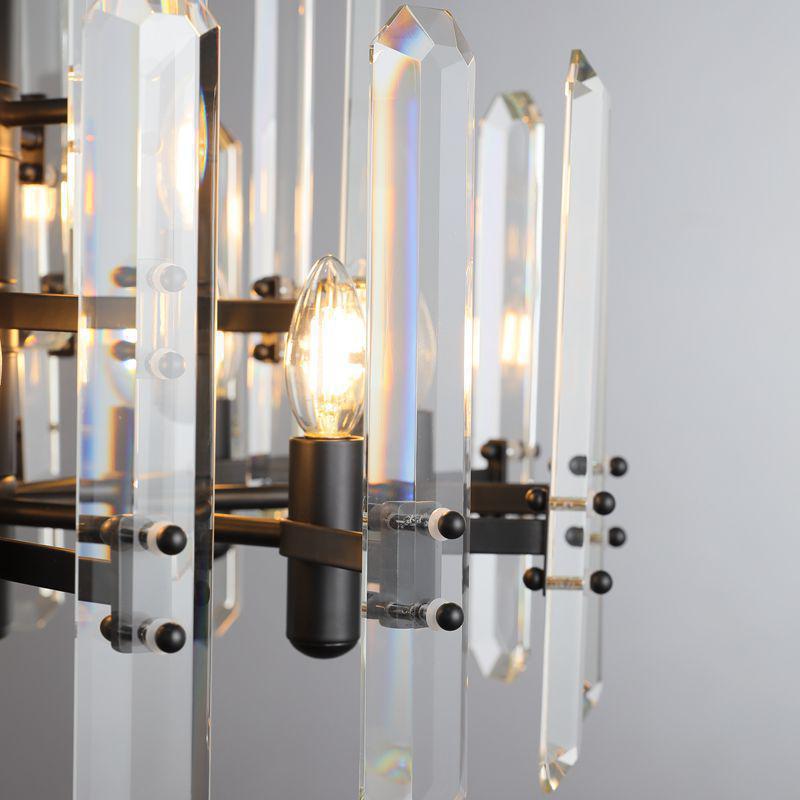 Bonington Crystal Round Chandelier 24"36''48'' - GILDLAMPS