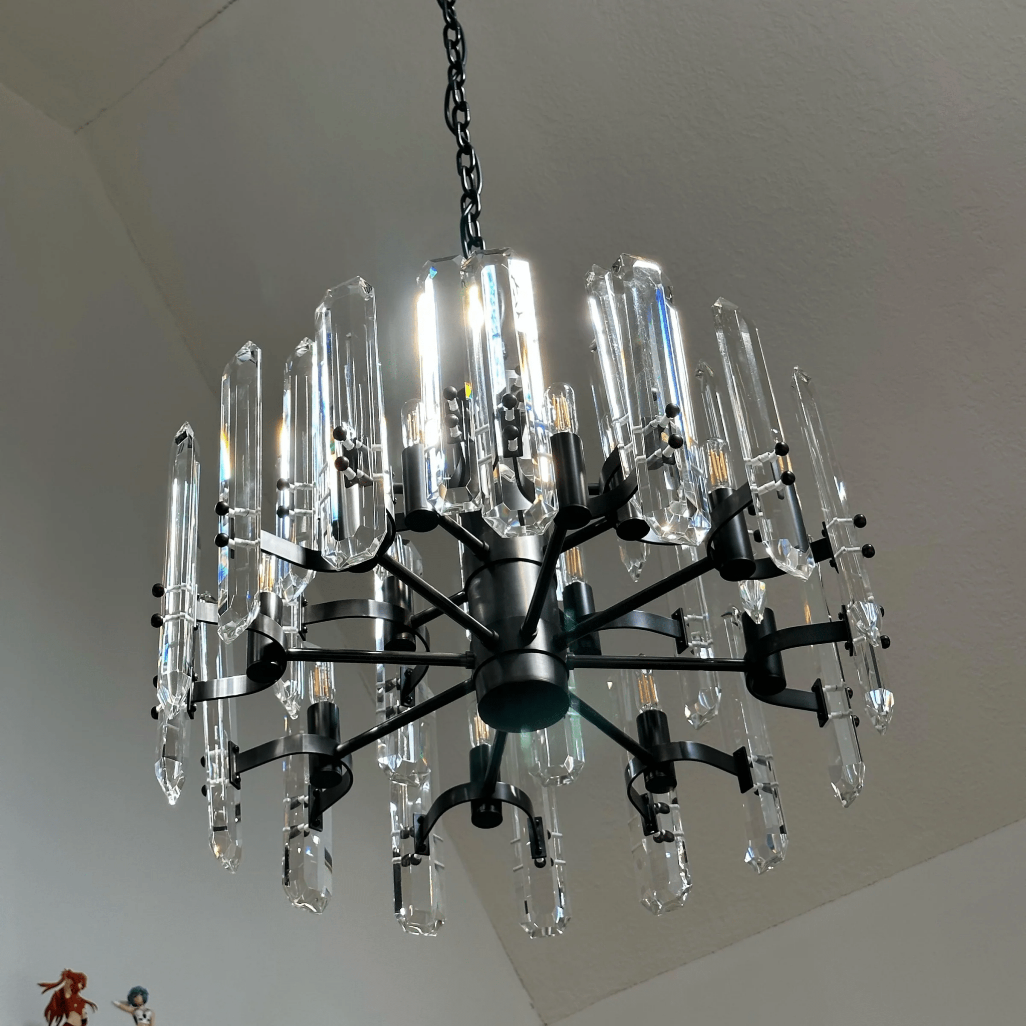 Bonington Crystal Round Chandelier 24"36''48'' - GILDLAMPS
