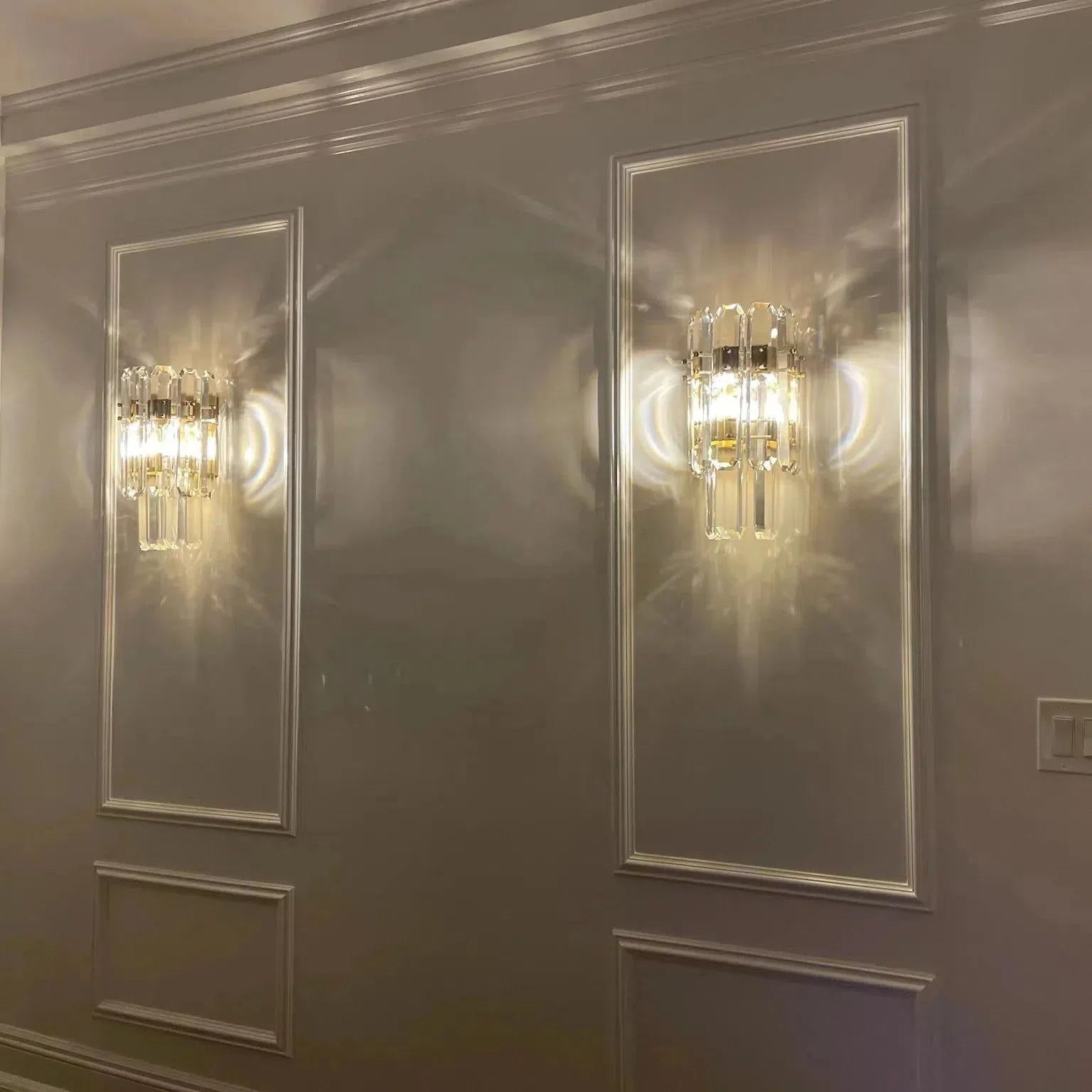 Bonington Crystal Wall Sconce - GILDLAMPS