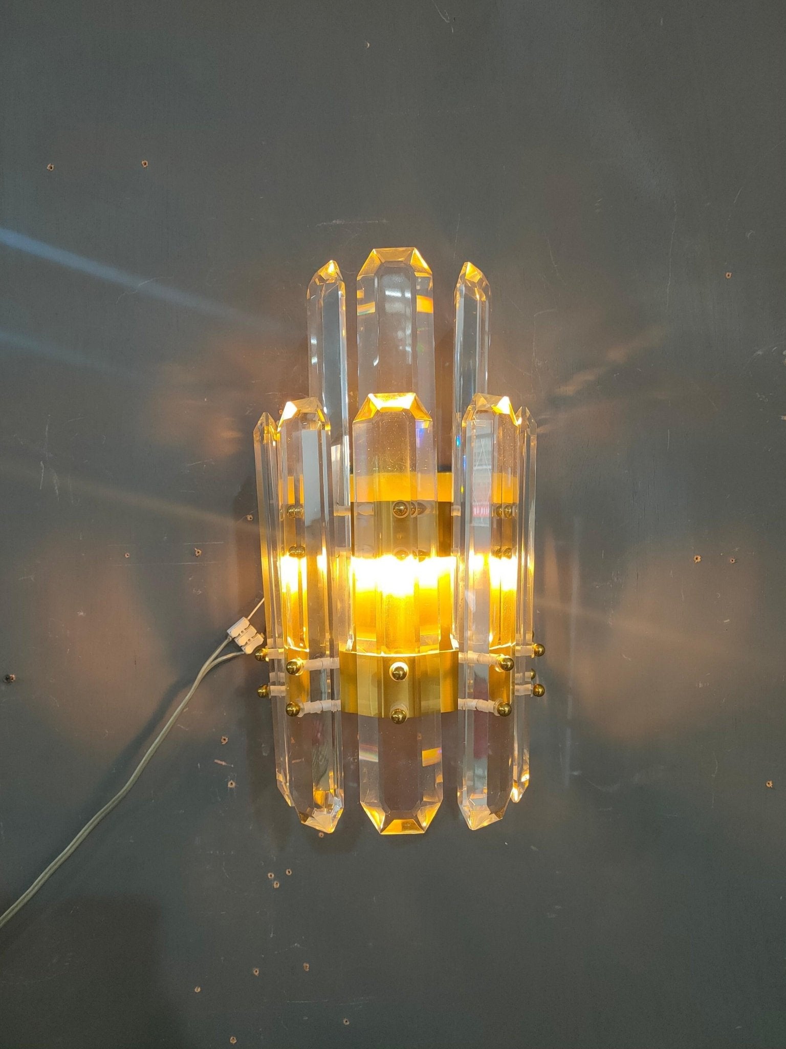 Bonington Crystal Wall Sconce - GILDLAMPS