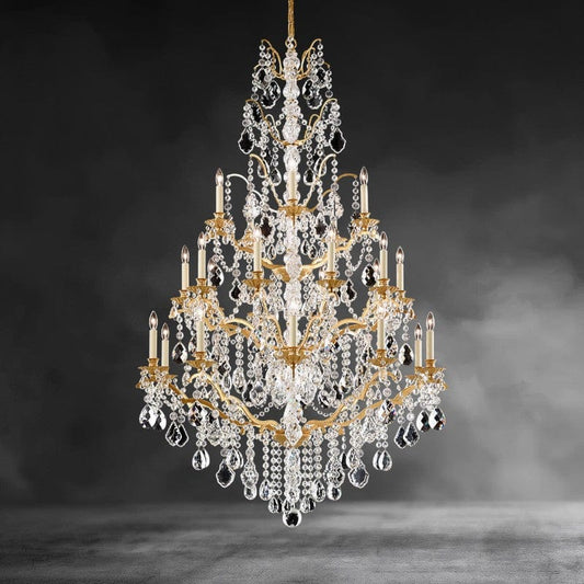 Bordeaux Crystal Chandelier 40 inch