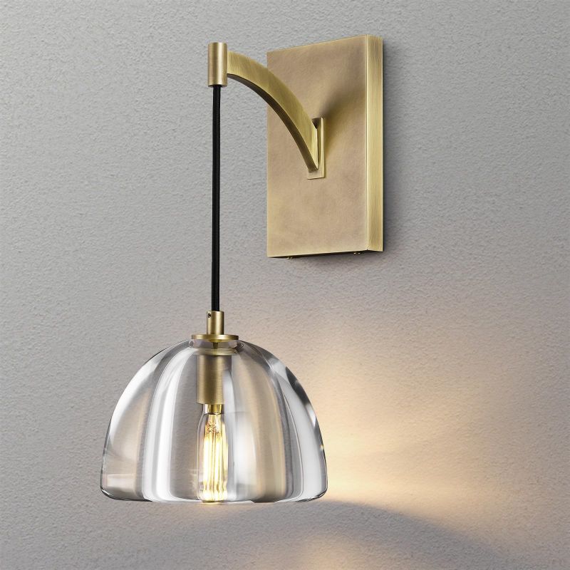Borealis Crystal Wall Sconce - GILDLAMPS