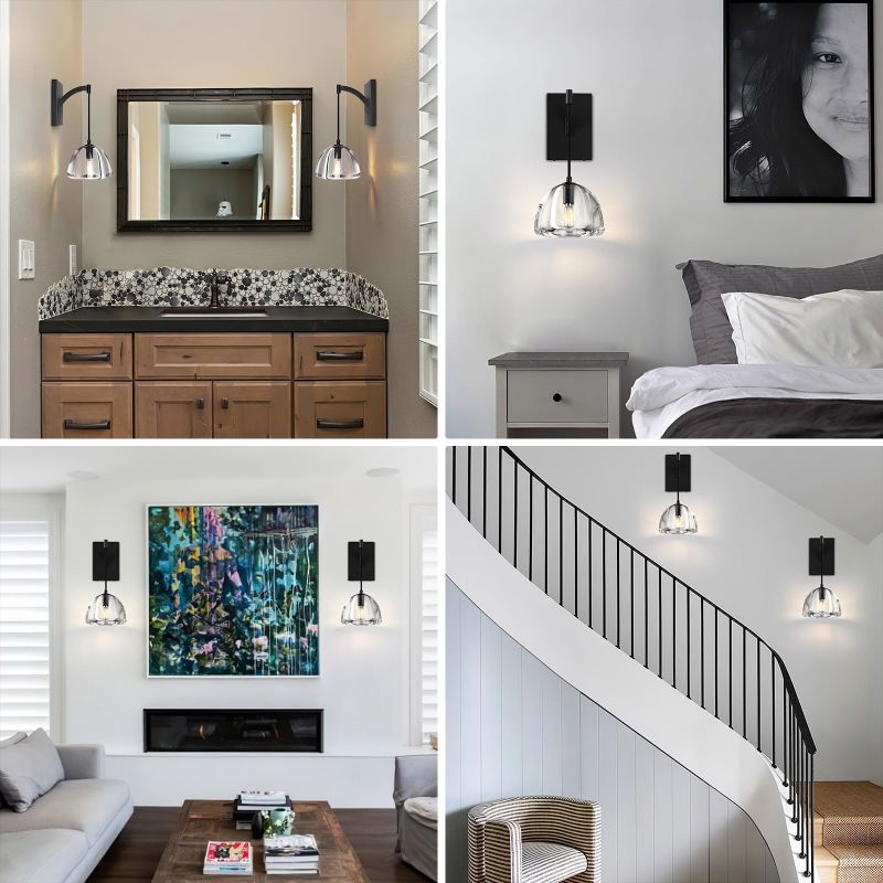 Borealis Crystal Wall Sconce - GILDLAMPS