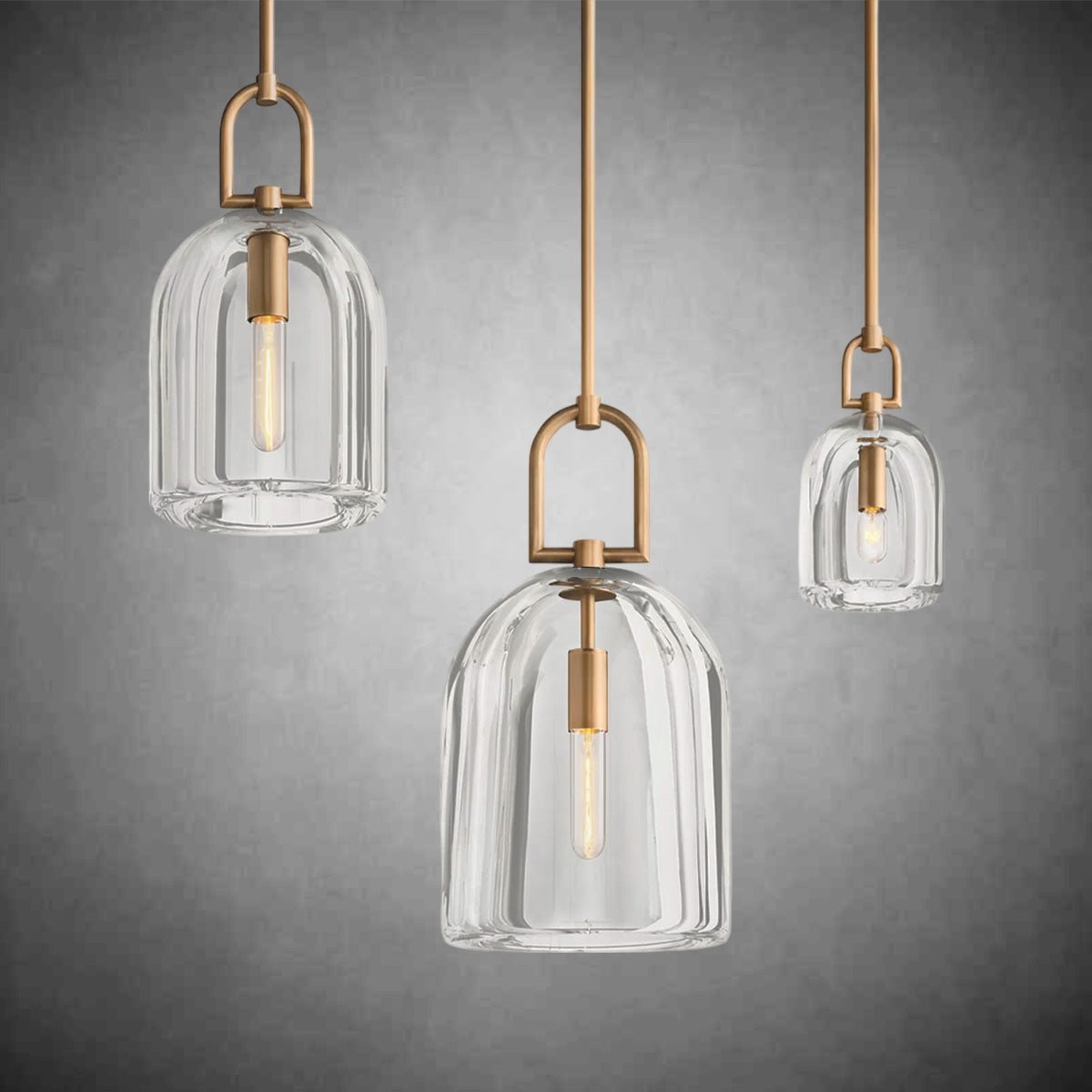 Botanyst Cloche Pendant 5''8''10'' - GILDLAMPS