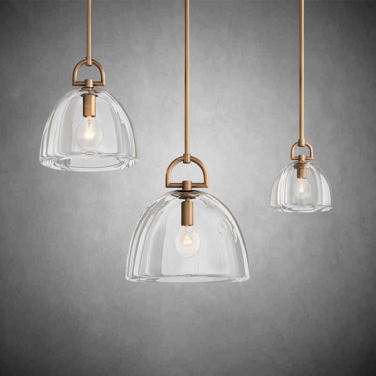 Botanyst Dome Pendant 7''11''14'' - GILDLAMPS
