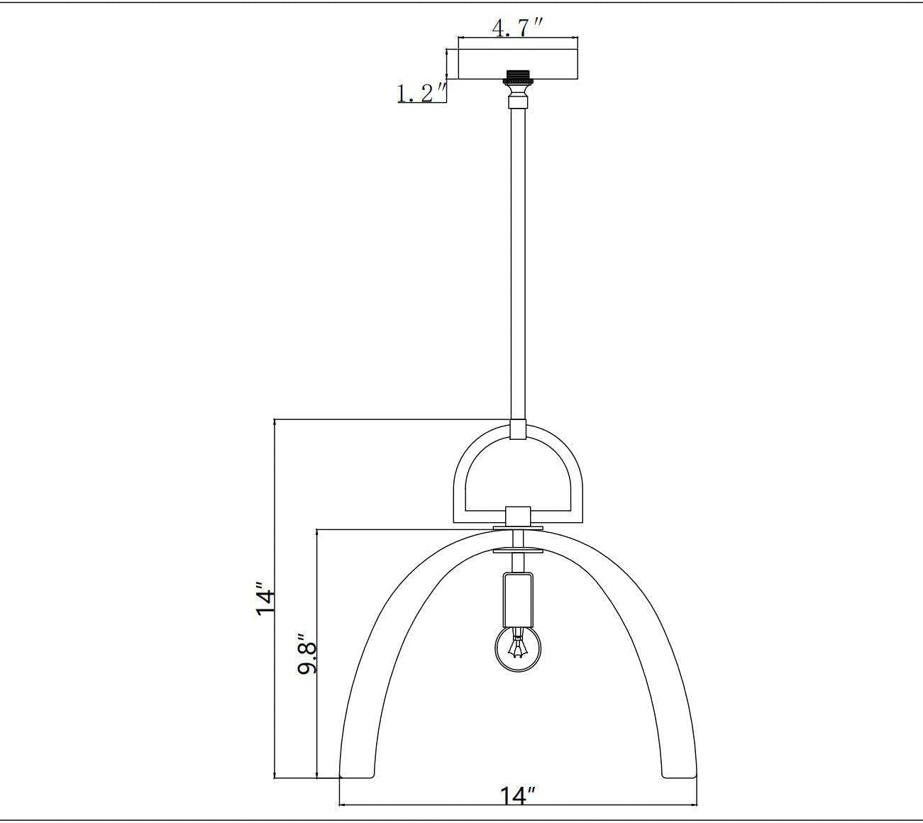 Botanyst Dome Pendant 7''11''14'' - GILDLAMPS