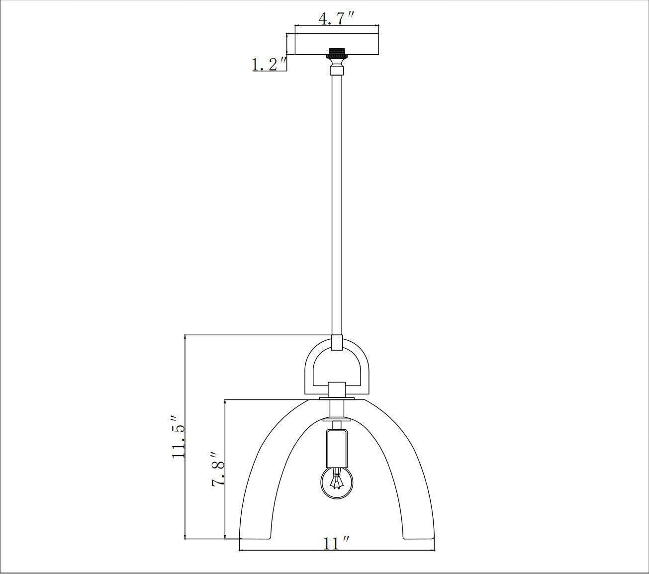 Botanyst Dome Pendant 7''11''14'' - GILDLAMPS