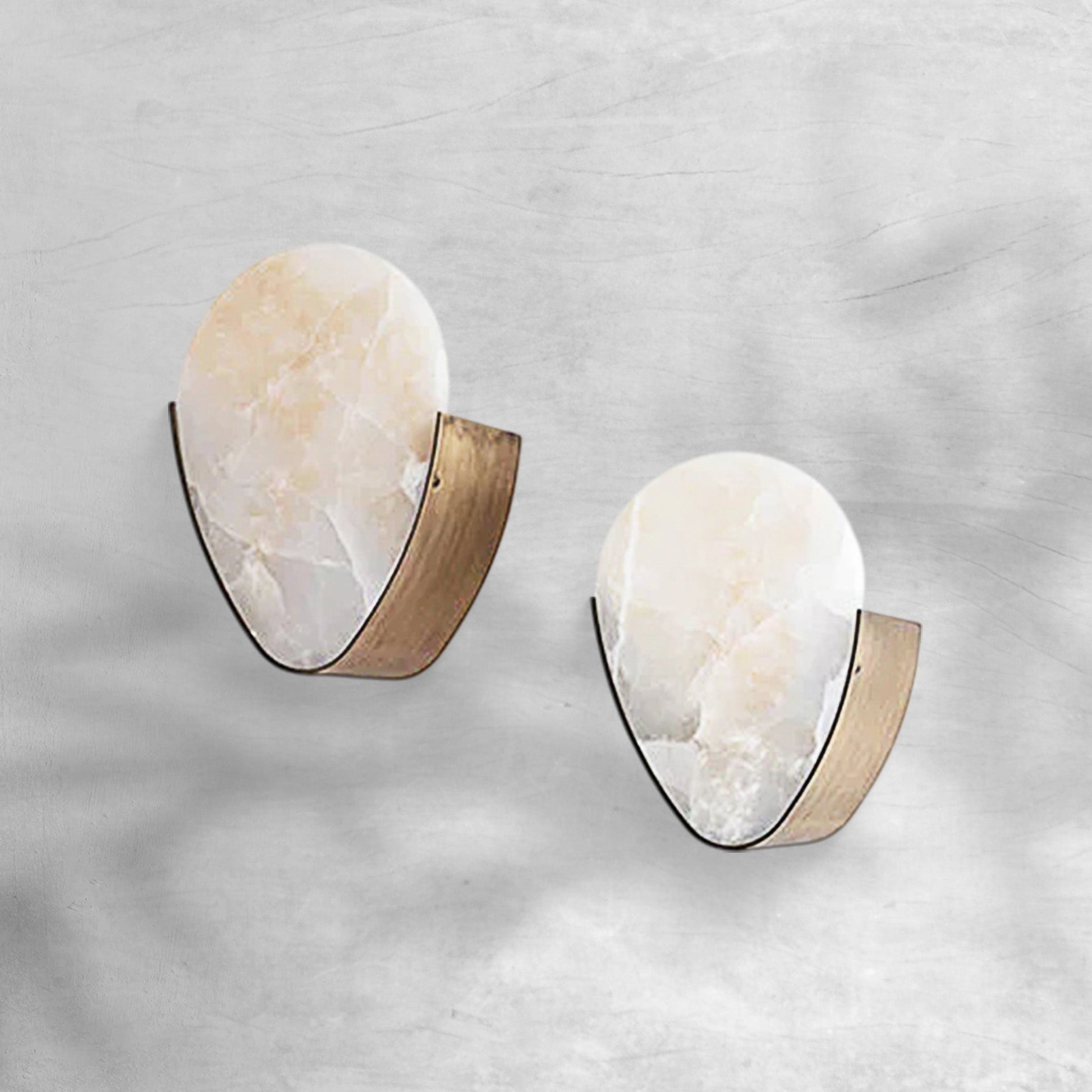 Braden Alabaster Minimalist Wall Sconce - GILDLAMPS