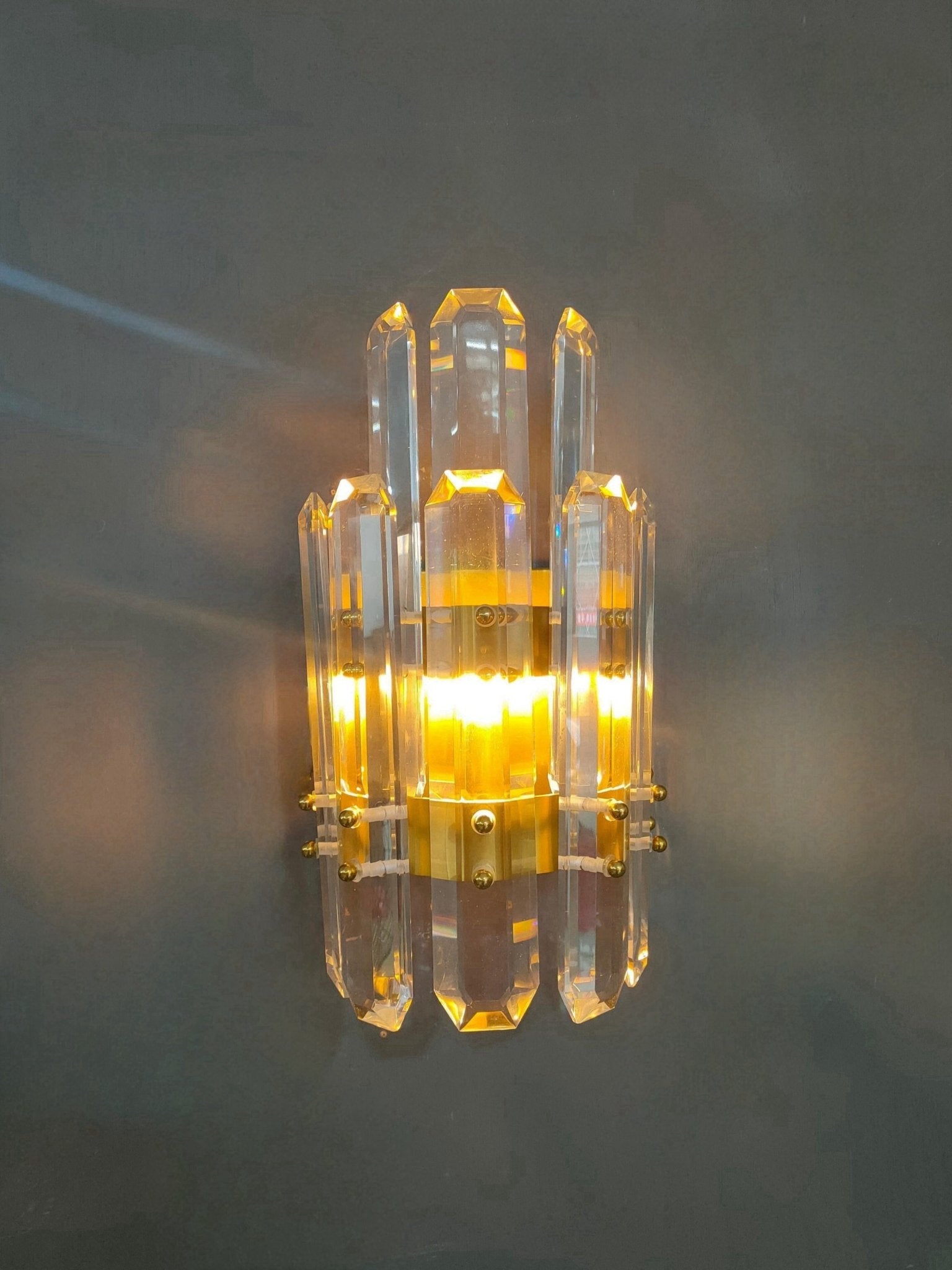 Branxton Crystal Wall Sconce - GILDLAMPS