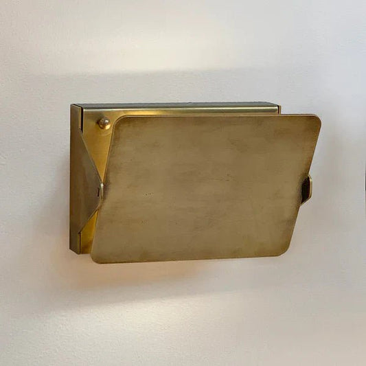Brass Sconce with Flip Front - GILDLAMPS
