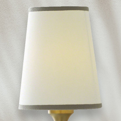 Brass Wall Sconce with Fabric Shade - GILDLAMPS