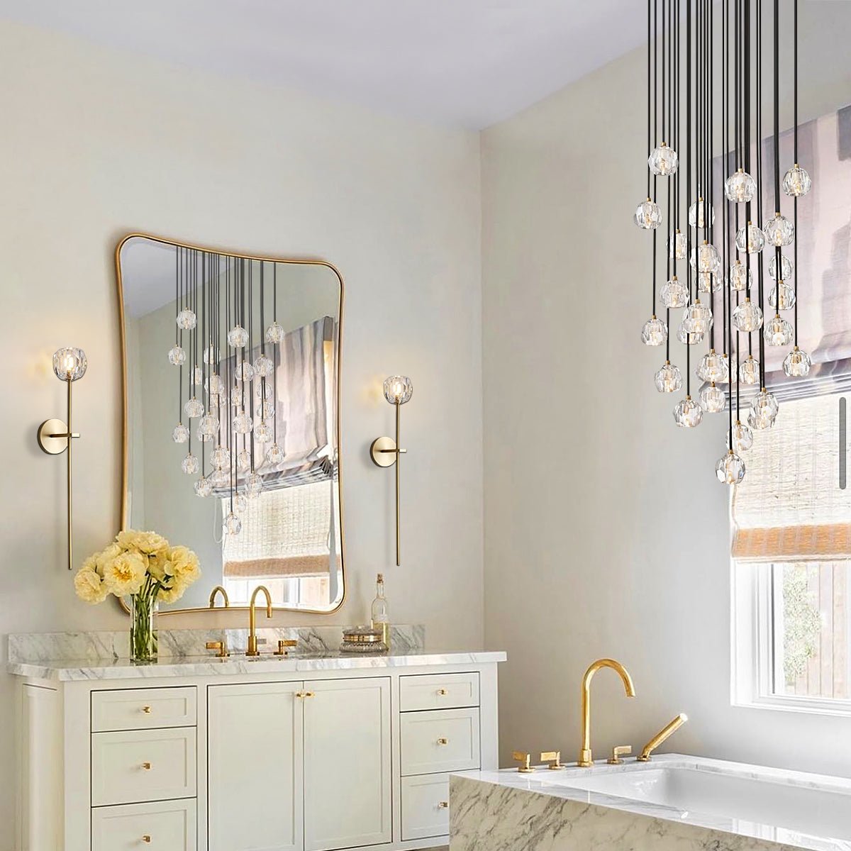 Bruma Glass Grand Wall Sconce - GILDLAMPS