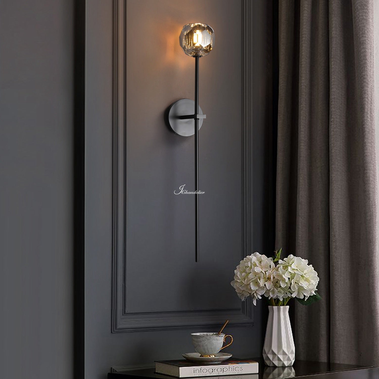 Bruma Glass Grand Wall Sconce - GILDLAMPS