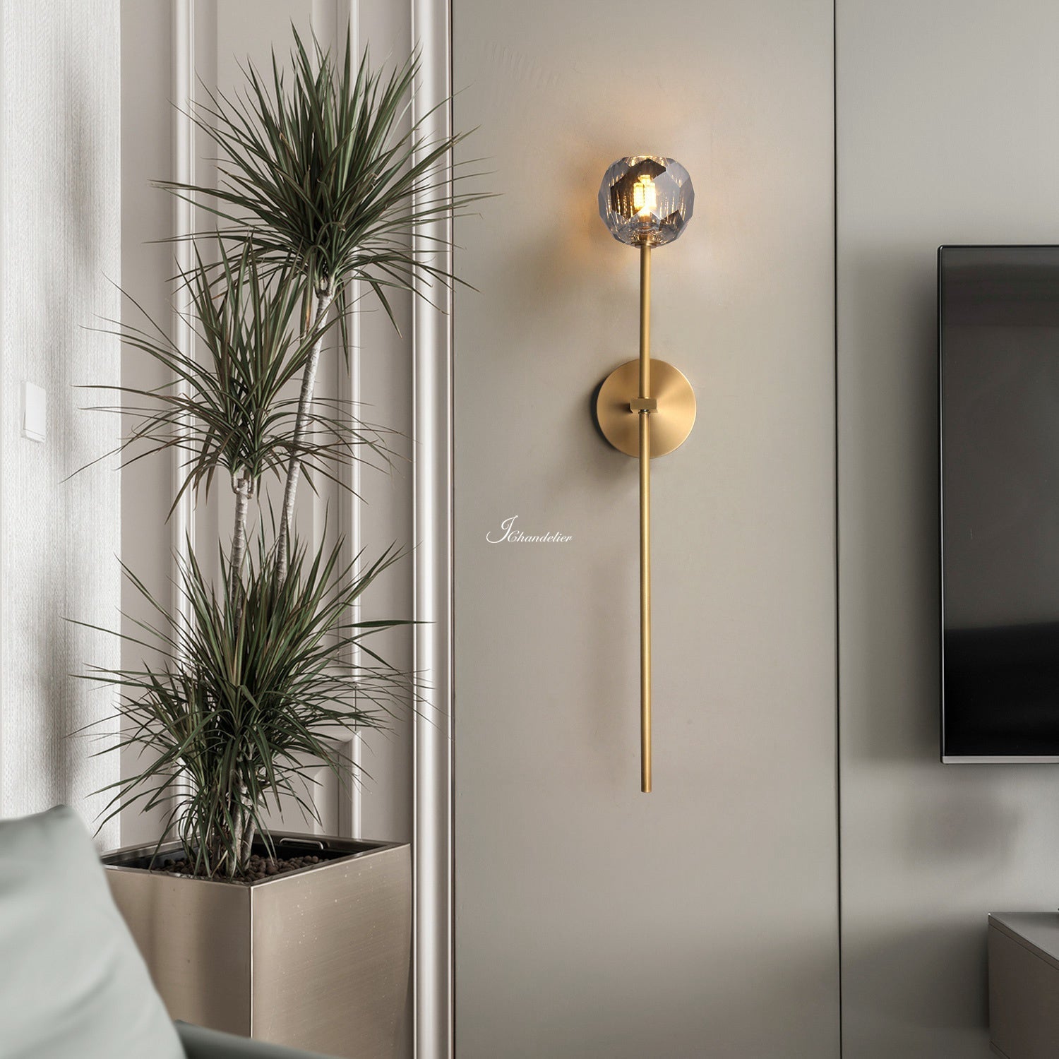 Bruma Glass Grand Wall Sconce - GILDLAMPS