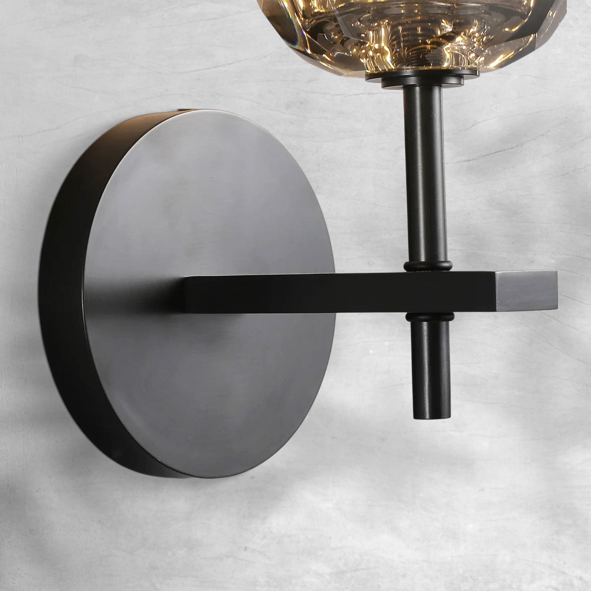 Bruma Glass Short Wall Sconce - GILDLAMPS