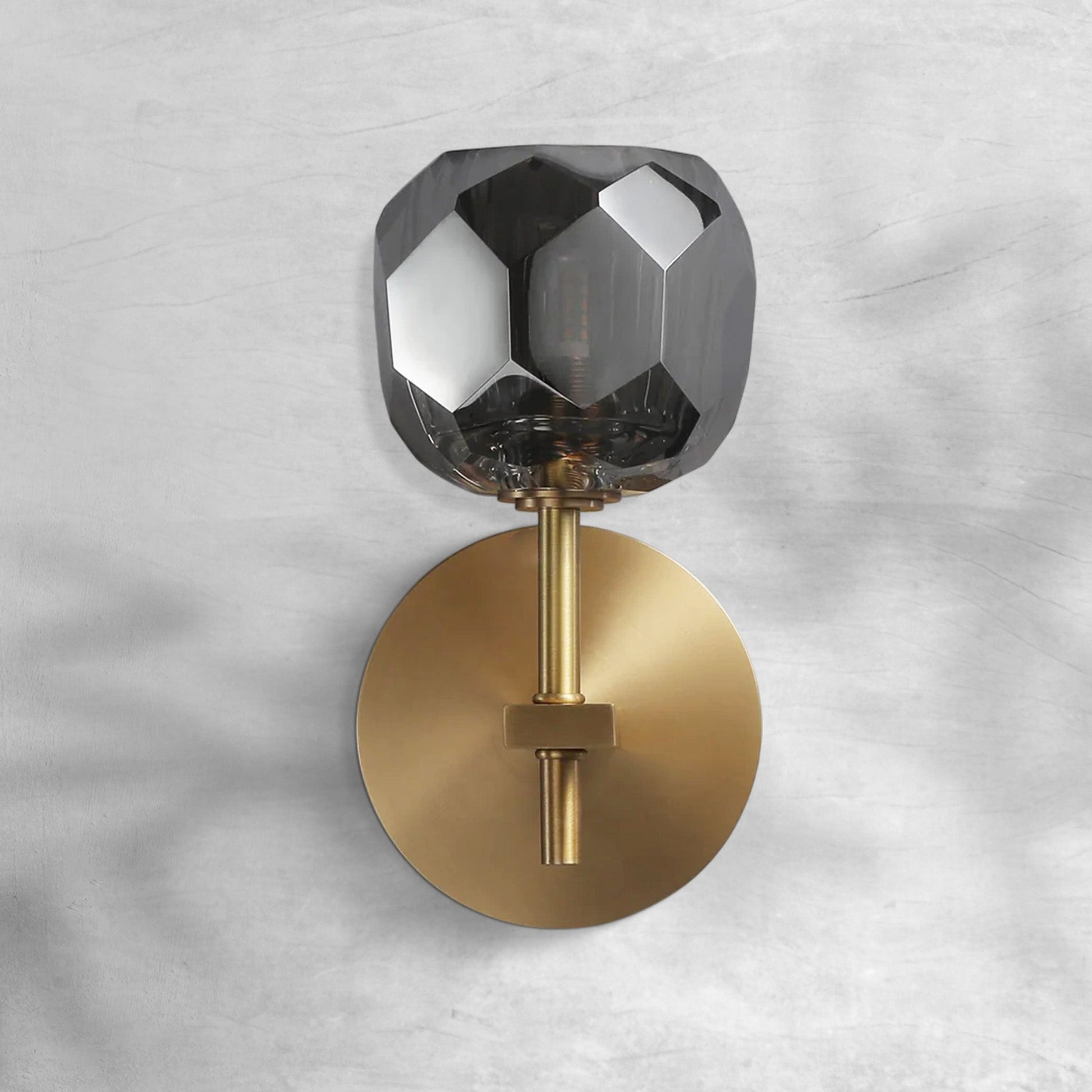 Bruma Glass Short Wall Sconce - GILDLAMPS