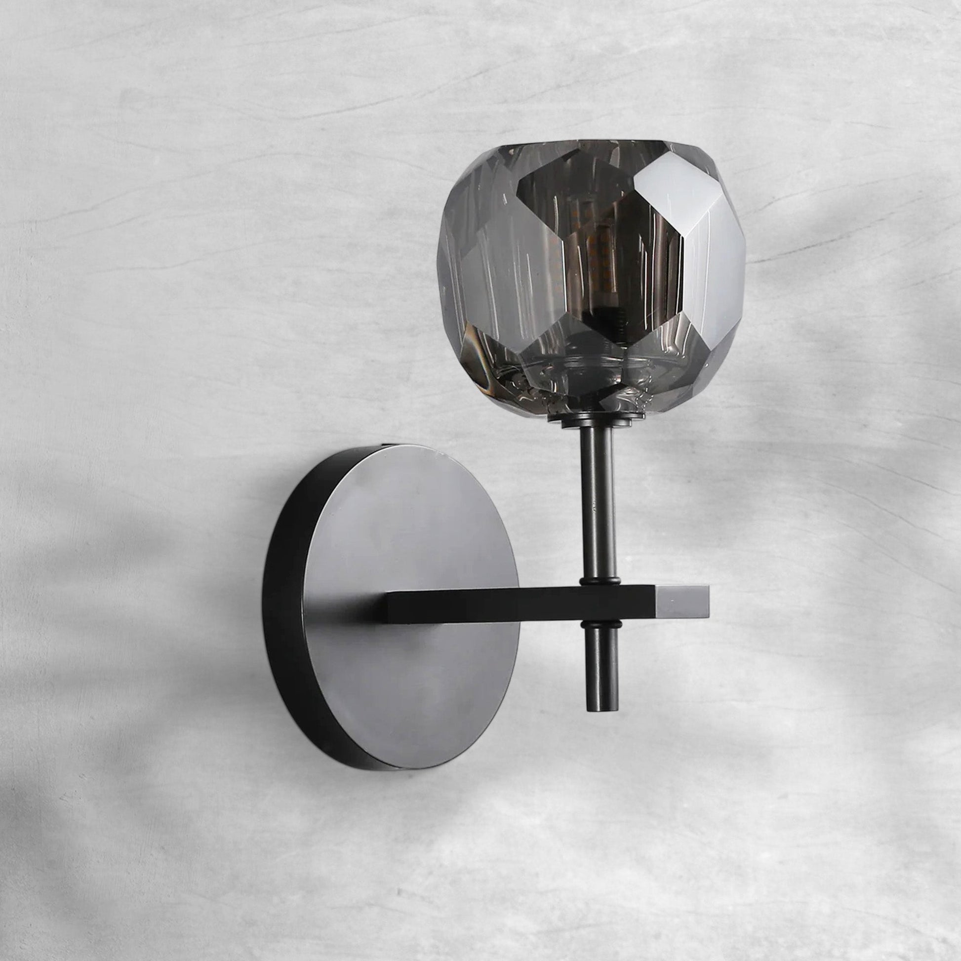 Bruma Glass Short Wall Sconce - GILDLAMPS