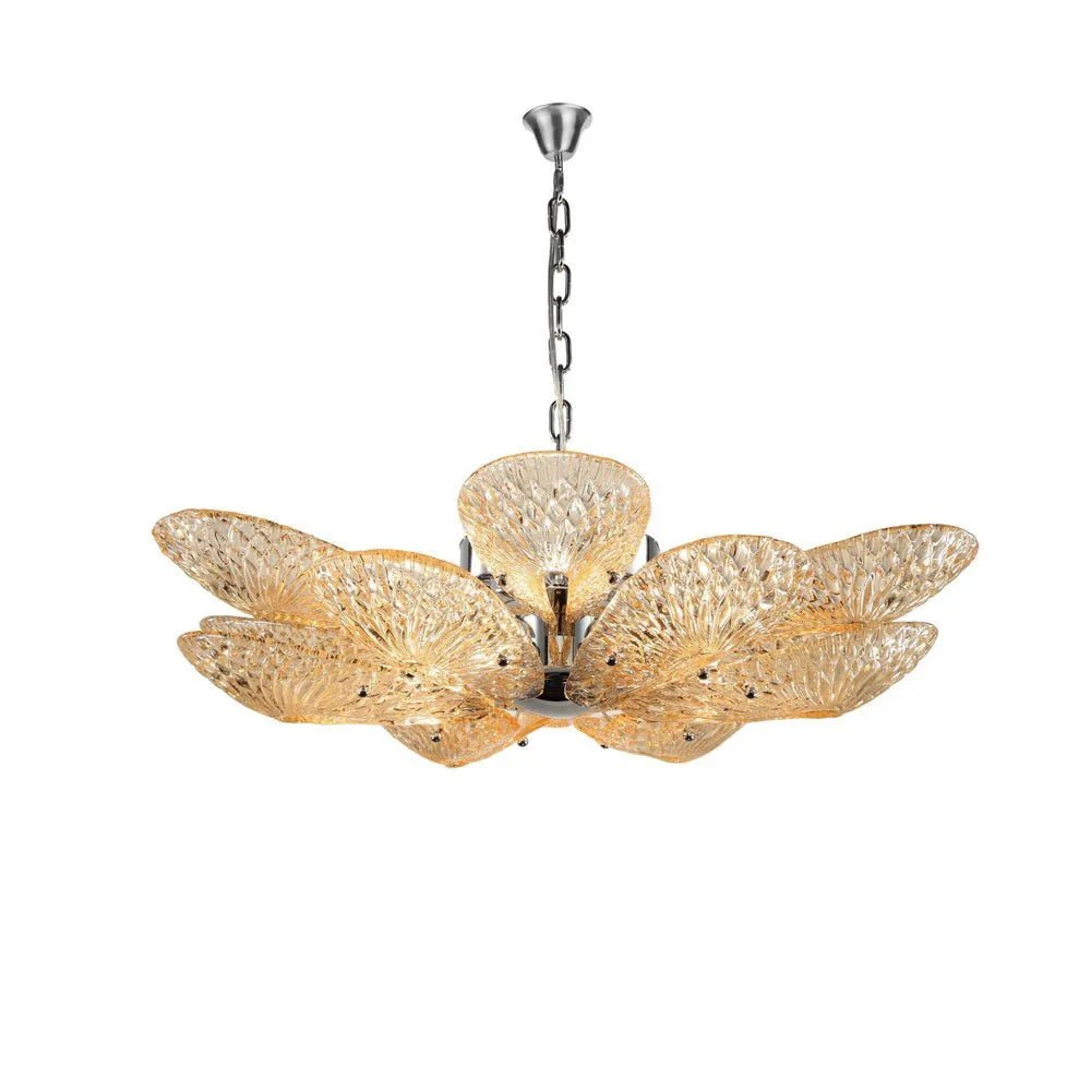 BU Bella Murano Glass Flower Chandelier - GILDLAMPS