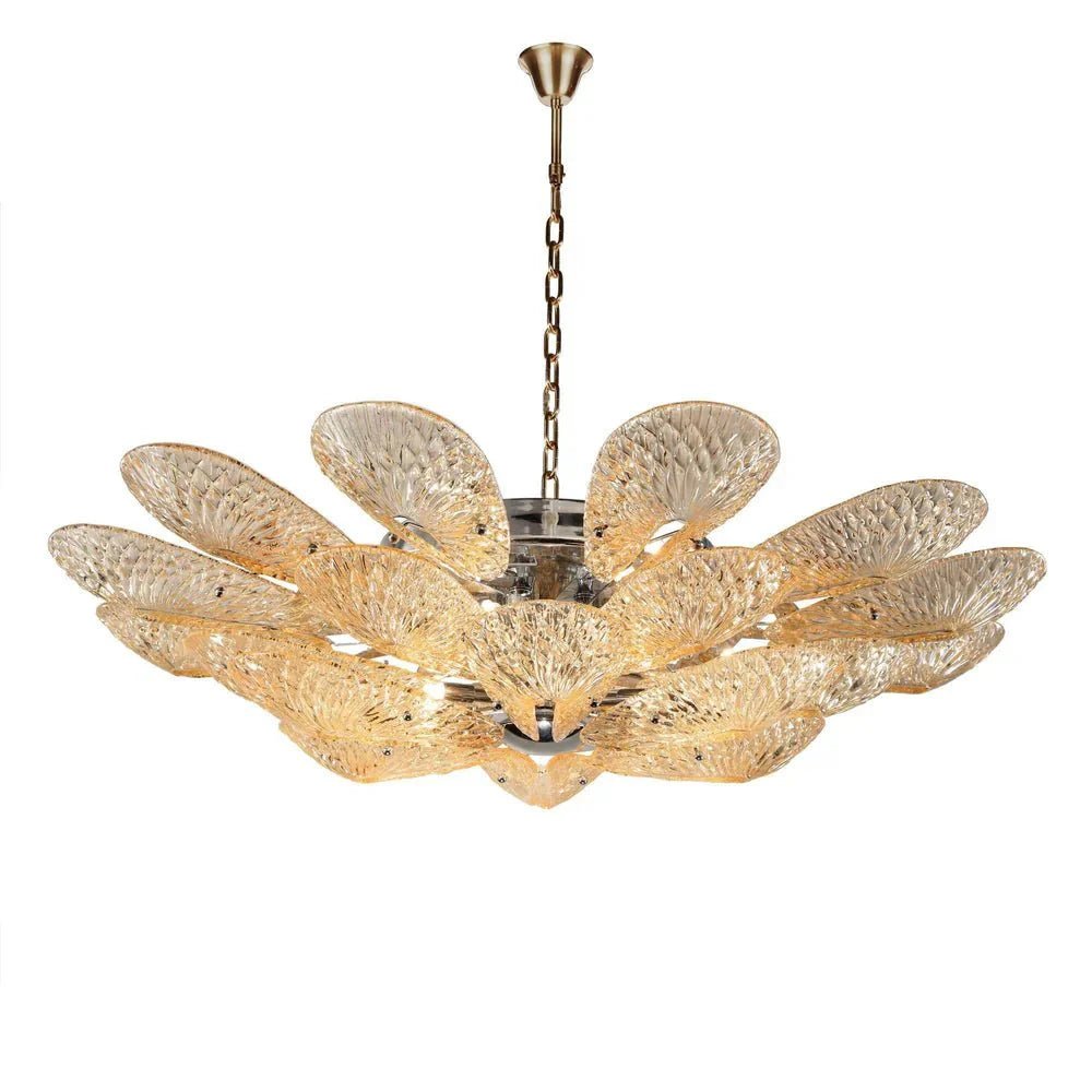 BU Bella Murano Glass Flower Chandelier - GILDLAMPS