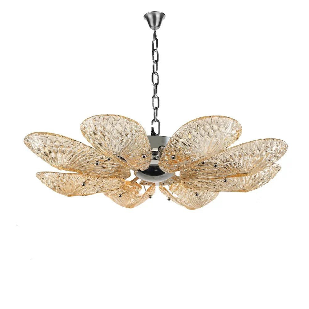 BU Bella Murano Glass Flower Chandelier - GILDLAMPS