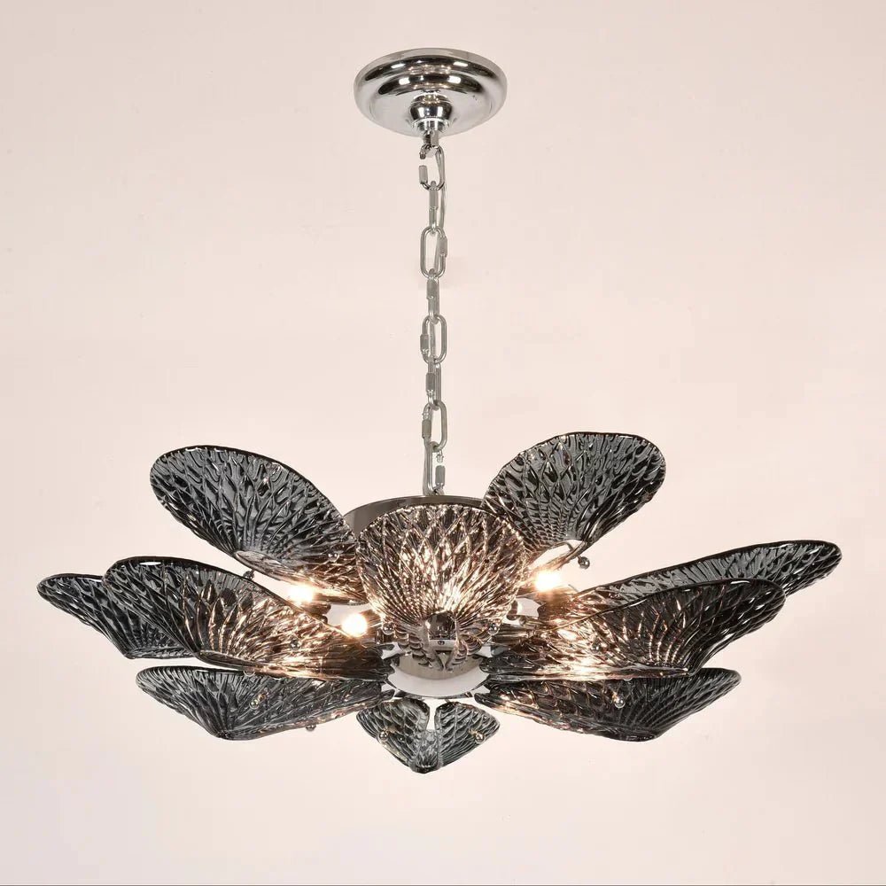 BU Bella Murano Glass Flower Chandelier - GILDLAMPS