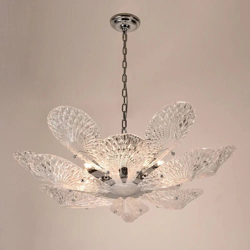 BU Bella Murano Glass Flower Chandelier - GILDLAMPS