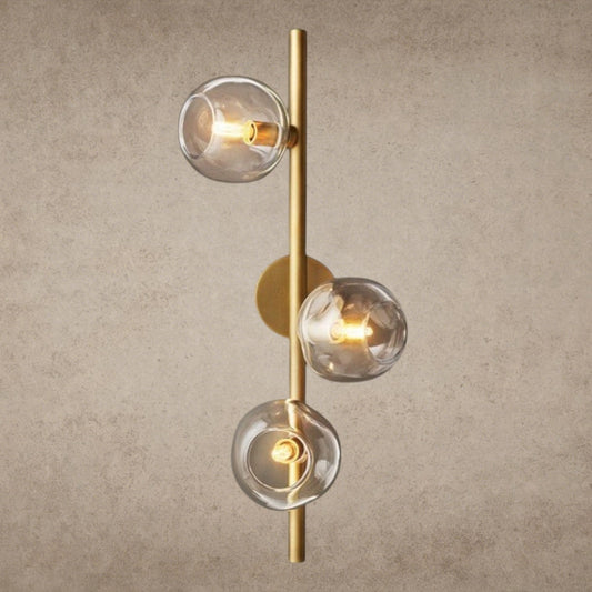 Bubble Clear Glass Cascade Sconce - GILDLAMPS