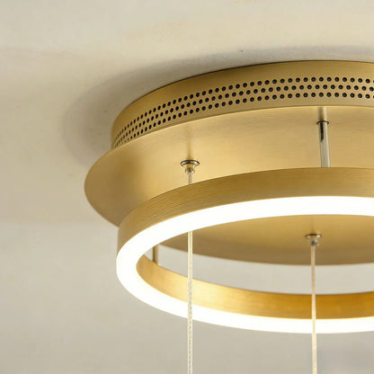 Butterfly Chandelierv Modern Metal Disk Acrylic Ceiling Light - GILDLAMPS