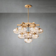 Cabrlet Round Chandelier 36" - GILDLAMPS