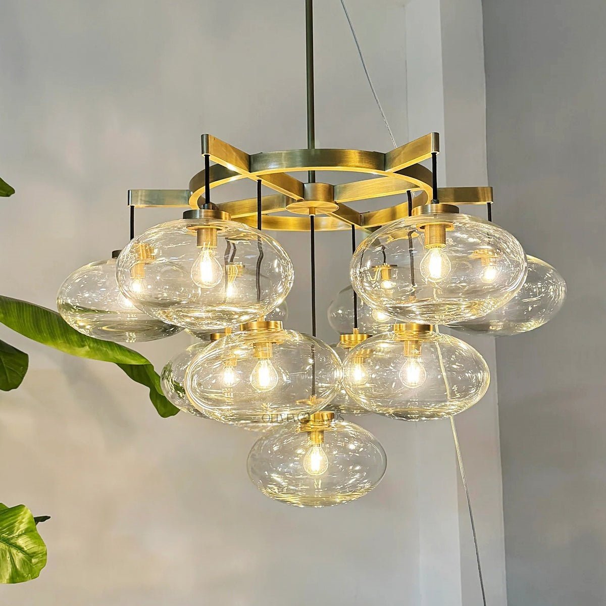 Cabrlet Round Chandelier 36" - GILDLAMPS