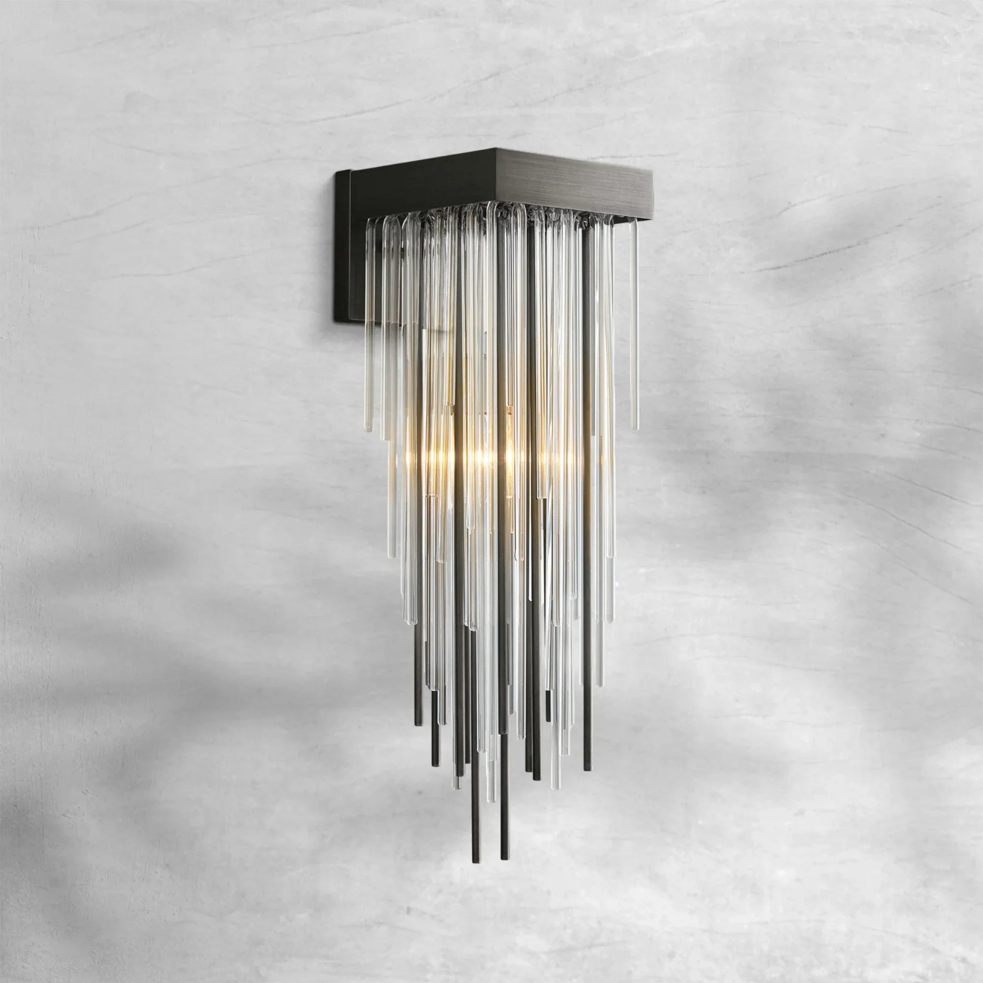 Caelix Blown Glass Wall Sconce - GILDLAMPS