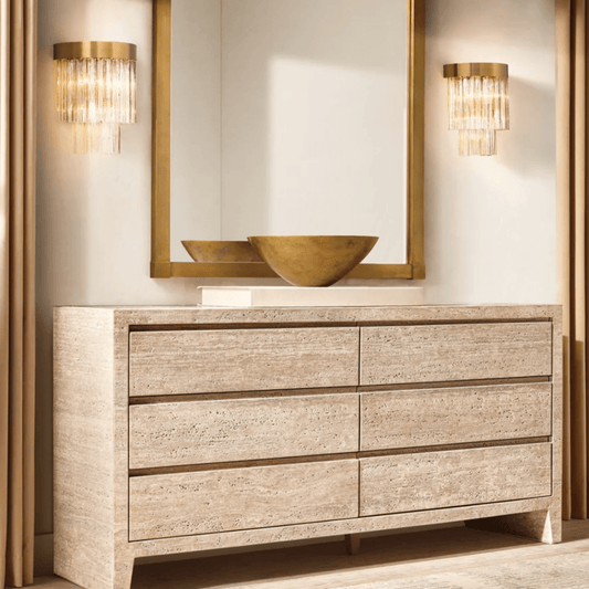 Caesar Modern Glass Tube Wall Sconce - GILDLAMPS