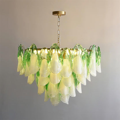 Caia Murano Glass Chandelier for Living Room - GILDLAMPS