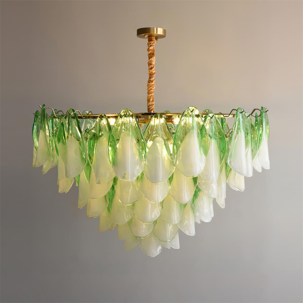Caia Murano Glass Chandelier for Living Room - GILDLAMPS