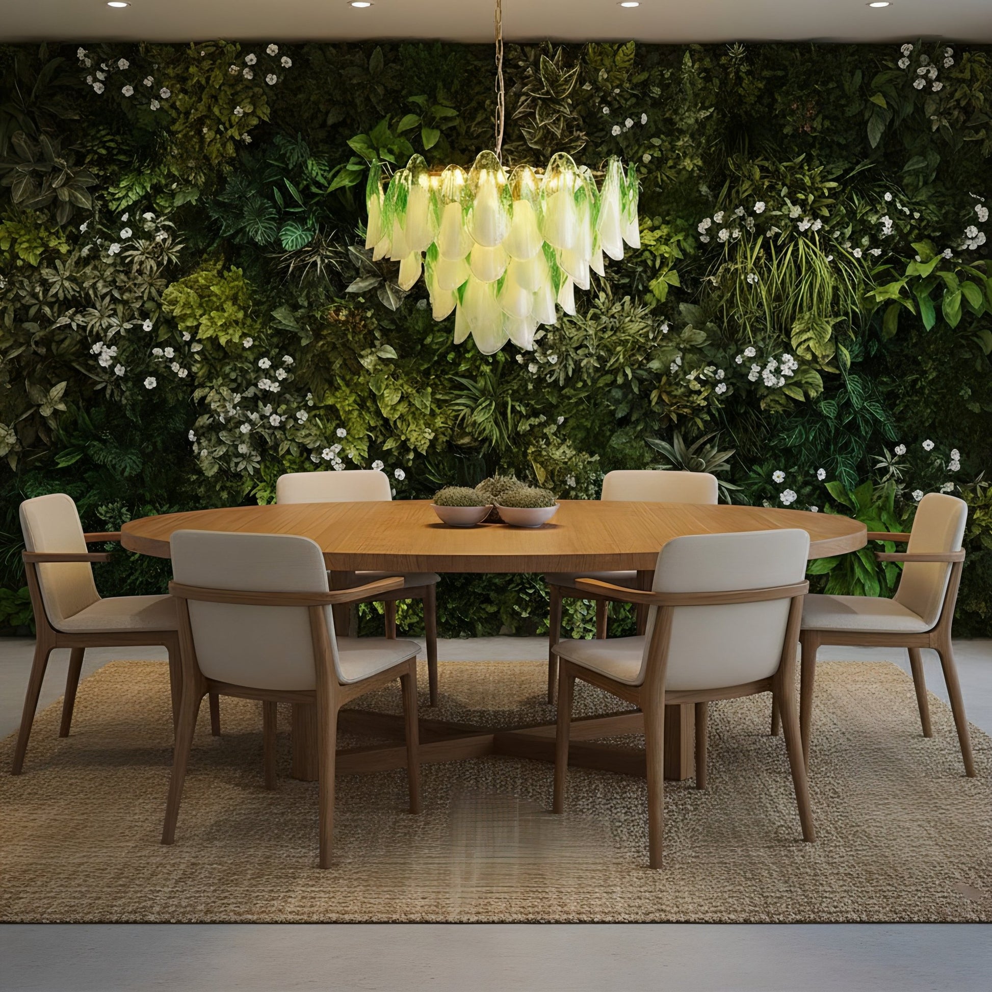 Caia Murano Glass Chandelier for Living Room - GILDLAMPS